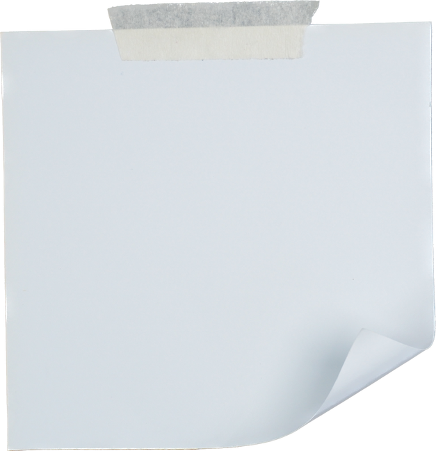 White Post It Note Paper